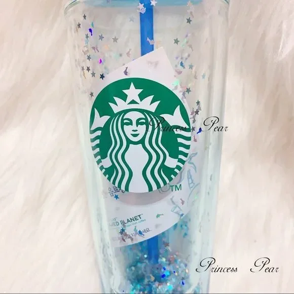 Starbucks Korea Glitter Whale Glass Tumbler - Picture 11 of 13